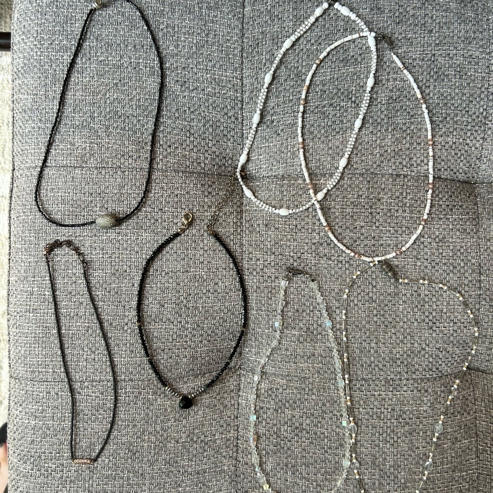 Beaded Necklace Bundle of 7